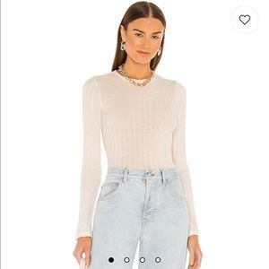 NWOT Vince Ribbed Long Sleeve Crew